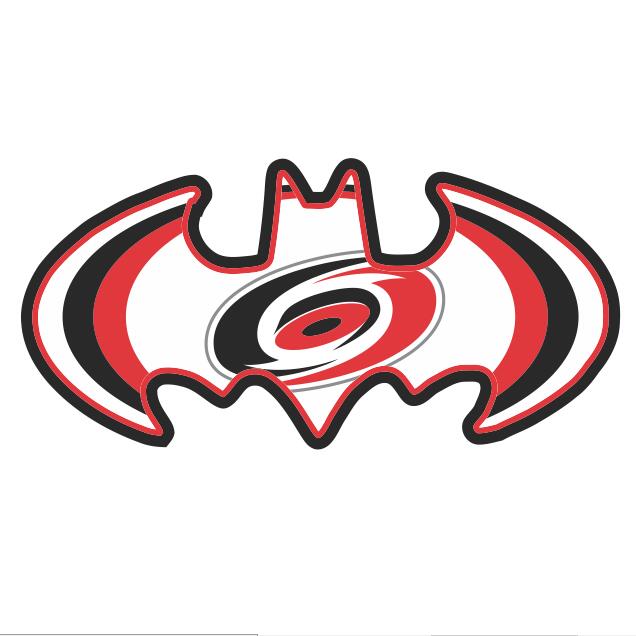 Carolina Hurricanes Batman Logo iron on transfers
